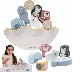 Lesena balansirna igra PolarB Arktične živali