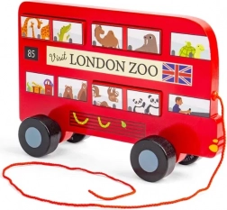 Vlečni lesen londonski avtobus Bigjigs Toys