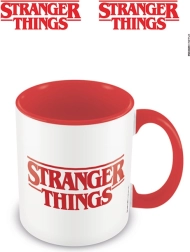 Keramična skodelica Stranger Things – logotip, rdeča