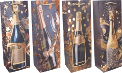 Darilna vrečka za steklenico M 35 × 12 × 9 cm – celoletna