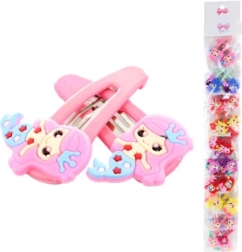 Sponke za lase z motivom morske deklice, 2 kosa