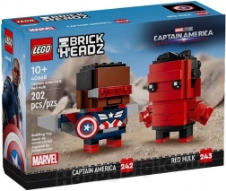 LEGO BrickHeadz Captain America in Red Hulk – sestavljiv figuri