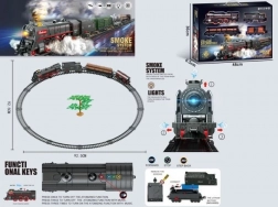 Vlakovna garnitura z 48 elementi, dim, luči, zvok