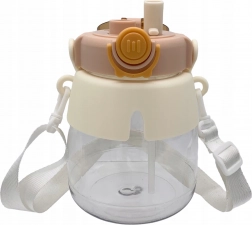 Otroška steklenička za vodo s slamico in trakom 1 l