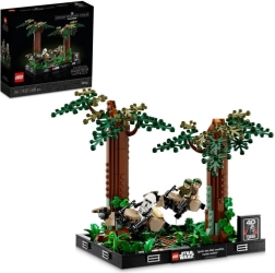 Lego Star Wars diorama: lov na speederjih na Endorju