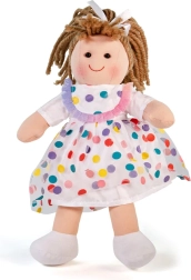 bigjigs toys plišasta punčka phoebe 25 cm