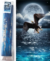 Diamantno slikanje Nočni lovec 80 × 40 cm