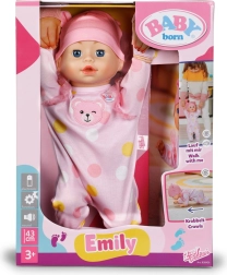 Interaktivna punčka BABY born Emily 43 cm – hodi in leze