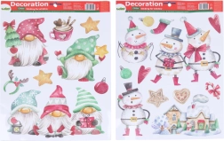 Okenske dekoracije Mix Božič 41 × 29 cm