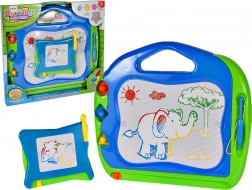 Barvna magnetna risalna tabla 2v1 Slonček