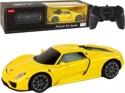 Avtomobil R/C Porsche 918 na daljinsko upravljanje rumena 1:24
