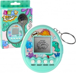 Tamagotchi obesek Pet Egg – elektronska igra za otroke, turkizna