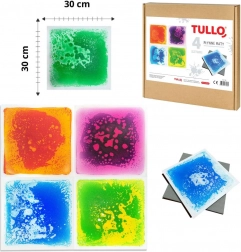 Plišaste senzorične podloge Tullo - 4 kosi