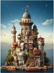 Anatolian Puzzle Dekliški Stolp 1000 kosov