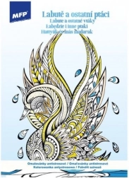 Antistresne pobarvanke – labodi in drugi ptici A4