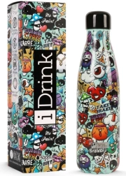 Termo steklenica Urban z grafitnim motivom