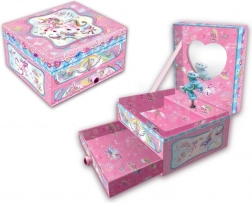 Glasbena škatlica za nakit Samorog