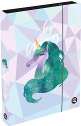 Škatla za zvezke A4 Jumbo Oxy Sherpy Unicorn