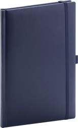 Črtasti zvezek NOTIQUE balacron temno moder 15 × 21 cm