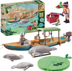 Playmobil Wiltopia odprava z ladjo – reševanje manatov (71 delov)