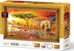 Art Puzzle sestavljanka z okvirjem in lepilom 3v1 1000 koščkov – Kralji