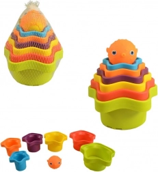 Barvna piramida za otroke 14x12x12 cm