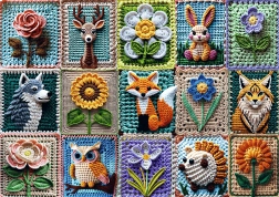 Sestavljanka Kvačkanje – moja strast 1000 koščkov