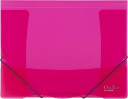 Mapa z elastiko Opaline rdeča A4