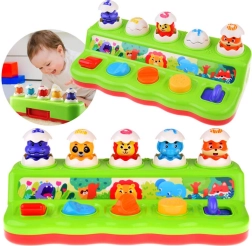 Interaktivna pop-up igrača z živalmi za otroke od 12 mesecev