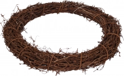 Dekorativni ratanov venček 35 cm