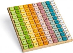 Bigjigs Toys leseni številčni pladenj 1–100 FSC