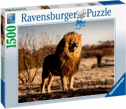Ravensburger sestavljanka Lev – kralj živali 1500 koščkov