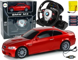 BMW M3 Red 2.4G avto na daljinsko upravljanje 1:18 z zvokom in osvetlitvijo