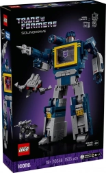 Lego Icons Transformers: Soundwave – zbirateljski model za odrasle