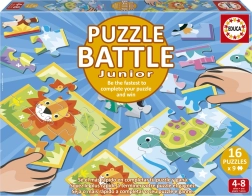 Educa puzzle bitka Živalice 16×9 koščkov