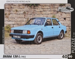 Retro avto sestavljanka Škoda 120 L 40 kosov