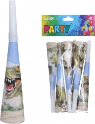 party trobentice dino 20 cm, 6 kos