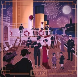 Ravensburger kvadratne sestavljanke Art & Soul: Titanic 750 kosov