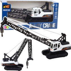 Beli tračni žerjav za igranje z vrtljivim kavljem 360°