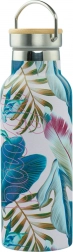 Termov steklenica z bambusnim pokrovom Leafs 500 ml