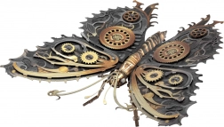 3D sestavljanka Steampunk metulj