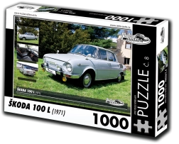 Retro avtomobilske sestavljanke Škoda 100 L 1000 koščkov
