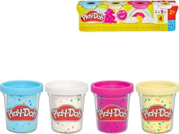 Play-Doh plastelin s konfeti, 4 lončki – 4 kosi