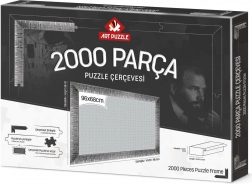 Okvir za sestavljanko 96x68 cm srebrn