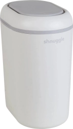 Shnuggle Eco Touch koš za plenice bel/siv