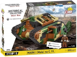Konstruktor COBI tank Mark I (Male) – 878 kosov