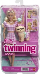 Barbie dvojni kostum z mašno – punčka s psičkom