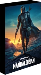 Svetleča LED slika 30×40 cm Mandalorian