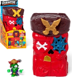 PIRATIX Adventure World skrivnostna jama Skull Cave – presenečenje s figurico Captain Skully