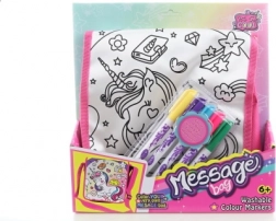 Barvanka torbica z motivom samoroga